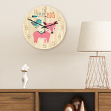 Loskii,CC033,Creative,Clock,Clock,Cartoon,Clock,Office,Decorations
