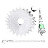 Metal,Hanging,Silent,Spinner,Chimes,Garden,Decor,Center