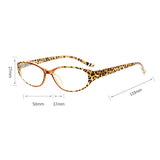 Women,Resin,Presbyopic,Glasses,Leopard,Frame,Reading,Glasses