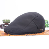 Unisex,Cotton,Blend,Beret,Paper,Duckbill,Buckle,Cabbie,Women