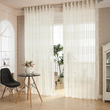 Panel,European,Style,Jacquard,Breathable,Voile,Sheer,Curtains,Bedroom,Living,Window,Screening