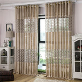 Panel,Jacquard,Sheer,Tulle,Curtains,Bedroom,Living,Hollow,Window,Screening