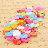 100pcs,Mixed,Heart,Buttons,Acrylic,Sewing,Craft,Holes,Buttons