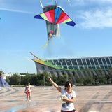 Outdoor,Multicolor,Nylon,Triangle,Flying