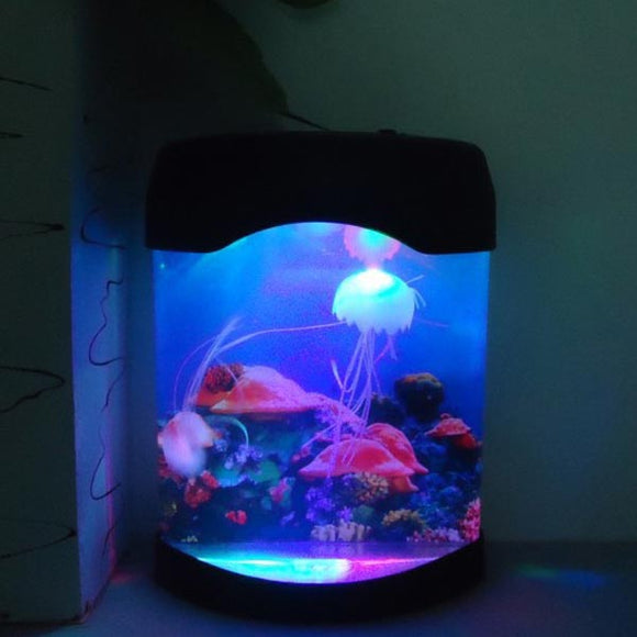 Aquarium,Simulation,Jellyfish,Background,Night,Light