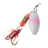 ZANLURE,Metal,Assorted,Laser,Fishing,Spinner,Baits,Feather