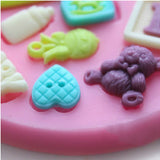 F0490,Silicone,Letter,Mould,Fondant,Decoration,Mould