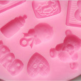 F0490,Silicone,Letter,Mould,Fondant,Decoration,Mould