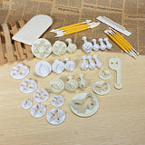 12Sets,37PCS,Fondant,Decorating,04021