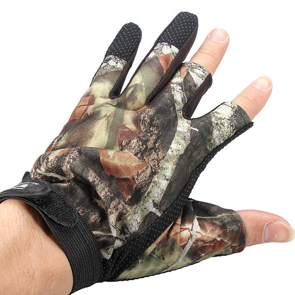 Finger,Camouflage,Fishing,Hunting,Gloves,Waterproof