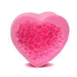R0461,Silicone,Heart,Fondant,Mould,Chocolate,Candy