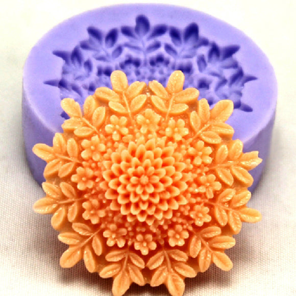 F0127,Silicone,Flower,Mould,Chocolate,Fondant,Mould