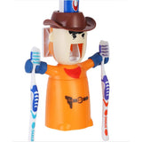 Warriors,Cowboy,Automatic,Toothpaste,Dispenser