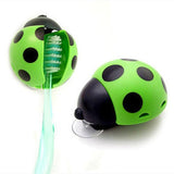 Creative,Covered,Coccinella,Suction,Toothbrush,Holder