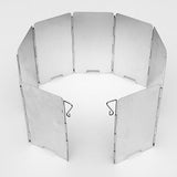 IPRee,Camping,Foldable,Aluminum,Plates,Stove,Shield