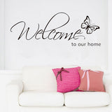 Welcome,Removable,Vinyl,Decal,Stickers