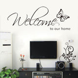 Welcome,Removable,Vinyl,Decal,Stickers