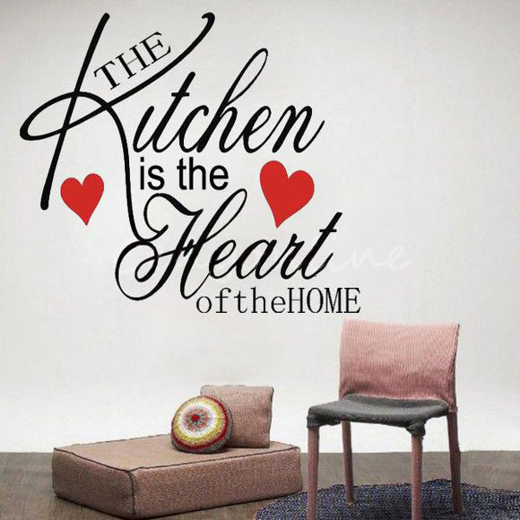 Large,Decor,Removable,Kitchen,Heart,Sticker,Decal