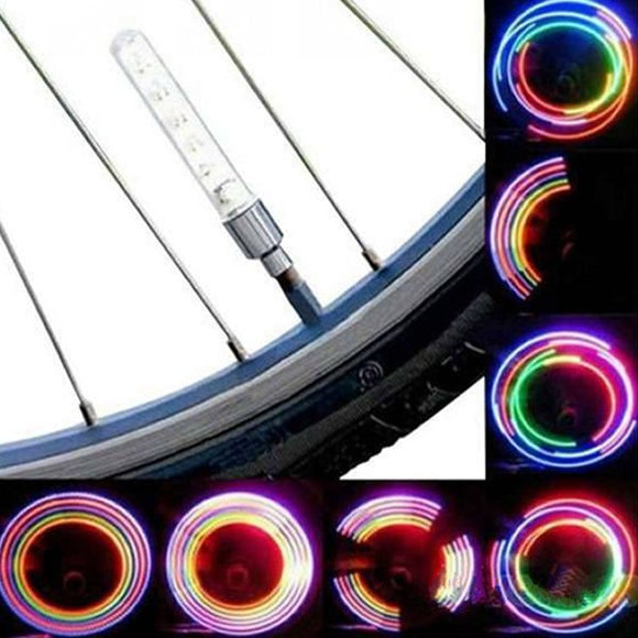 Flashing,Bicycle,Valve,Light,Wheel,Light