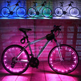 Bicycle,Wheel,Valve,Spoke,Light,Reflector