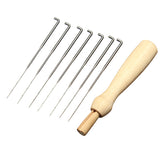 Felting,Needles,Wooden,Needle,Handle,Holder,Felting,Tools