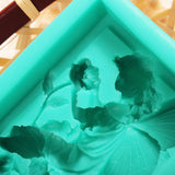 Silicone,Angel,Flower,Mould,Creative,Kitchen,Baking,Accessories