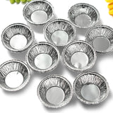 125Pcs,Disposable,Round,Silver,Baking,Cookie