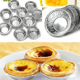125Pcs,Disposable,Round,Silver,Baking,Cookie