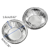 125Pcs,Disposable,Round,Silver,Baking,Cookie