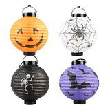 Halloween,Pumpkin,Paper,Lantern,Decoration,Supplies,Spider,Skull