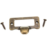 Antique,Brass,Drawer,Label,Cabinet,Frame,Handle,Holder