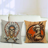 Halloween,Gothic,Cotton,Linen,Pillow,Office,Cushion,Pillowcase