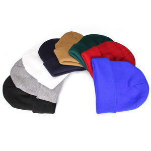 Fashion,Casual,Unisex,Solid,Color,Plain,Beanie