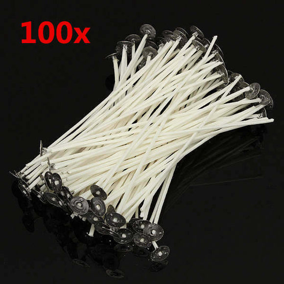 100pcs,Candle,Cotton,Wicks,Metal,Sustainers