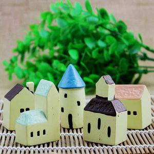 Bottle,Decorations,Resin,House,Castle,Garden,Micro,Landscape