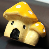 Miniature,Mushroom,House,Ornaments,Potted,Plant,Garden,Decor