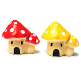 Miniature,Mushroom,House,Ornaments,Potted,Plant,Garden,Decor