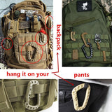 Buckle,Outdoor,Locking,Backpack,Carabiner