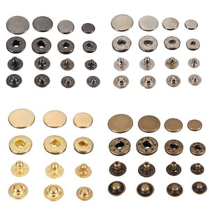 15Pcs,Fasteners,Popper,Press,Sewing,Leather,Button