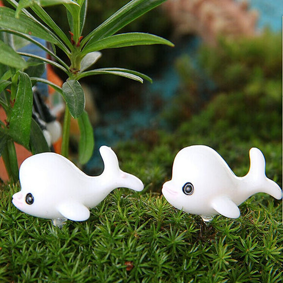 Miniature,Lovely,Dolphin,Ornaments,Potted,Plant,Garden,Decor