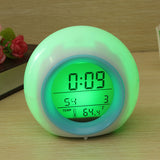 Digital,Color,Changing,Alarm,Clock,Thermometer,Nature,Sound