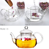 Resistant,Glass,Teapot,Infuser,Coffee