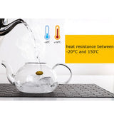 Resistant,Glass,Teapot,Infuser,Coffee