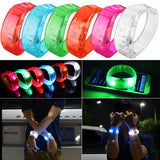 Sports,Cycling,Survival,Light,Voice,Activated,Bracelet,Wrist,Blinker