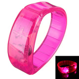 Sports,Cycling,Survival,Light,Voice,Activated,Bracelet,Wrist,Blinker