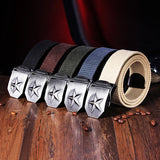 140CM,Men's,Extended,Thickening,Canvas,Weaving,Buckle,Strip
