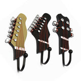 Guitar,Mounted,Hooks,Music,Style,Decoration