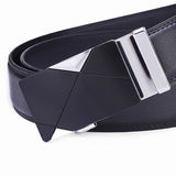 120CM,Peritoneal,Second,Layer,Leather,Business,Automatic,Alloy,Buckle,Strip