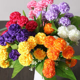 Artificial,Daisy,Chrysanthemum,Flowers,Floral,Bouquet,Heads,Colors,Garden