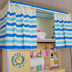 Cotton,Stripe,Dormitory,Curtain,Shading,Cloth,Mosquito